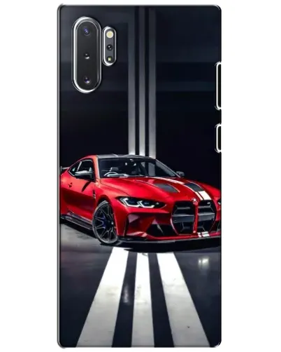 Чохол для Samsung Galaxy Note 10 Plus з картинкою «Червона BMW на дорозі»