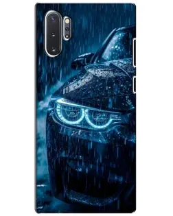 Чехол для Samsung Galaxy Note 10 Plus с картинкой «BMW под дождем»