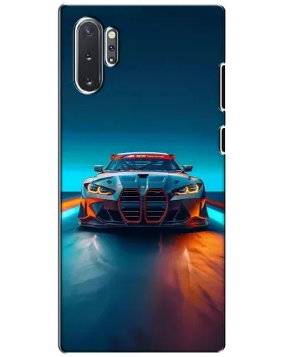 Чехол для Samsung Galaxy Note 10 Plus с картинкой «BMW — огни неона» Чехол для Samsung Galaxy Note 10 Plus с картинкой «BMW — огни неона»
