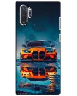 Чехол для Samsung Galaxy Note 10 Plus с картинкой «BMW — золотая эмблема»