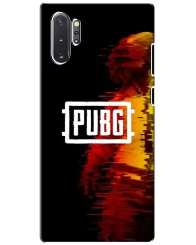 Чохол для Samsung Galaxy Note 10 Plus з картинкою «Яскравий логотип PUBG»