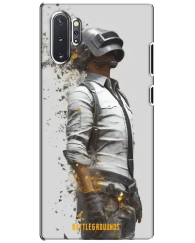 Чохол для Samsung Galaxy Note 10 Plus з картинкою «PUBG — боєць у пилу»