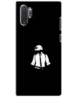 Чохол для Samsung Galaxy Note 10 Plus з картинкою «PUBG — білий шолом»