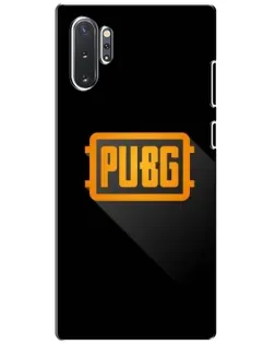 Чохол для Samsung Galaxy Note 10 Plus з картинкою «PUBG — рамка лого»