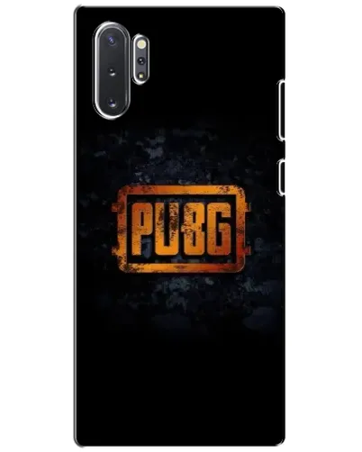 Чохол для Samsung Galaxy Note 10 Plus з картинкою «PUBG — золотий логотип»