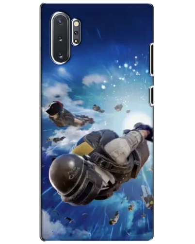 Чохол для Samsung Galaxy Note 10 Plus з картинкою «Десант PUBG — стрибок»