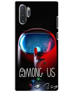 Чохол для Samsung Galaxy Note 10 Plus з картинкою «Червоний імпостер — макро» Чохол для Samsung Galaxy Note 10 Plus з картинкою «Червоний імпостер — макро»