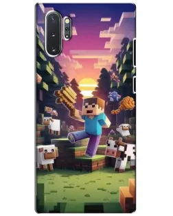 Чохол для Samsung Galaxy Note 10 Plus з картинкою «Стів на фермі» Чохол для Samsung Galaxy Note 10 Plus з картинкою «Стів на фермі»
