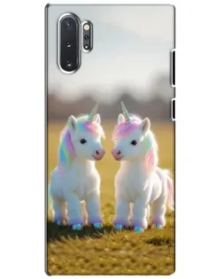 Чехол для Samsung Galaxy Note 10 Plus с картинкой «Пара единорогов»