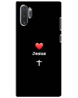 Чохол для Samsung Galaxy Note 10 Plus з картинкою «Серце - Jesus» Чохол для Samsung Galaxy Note 10 Plus з картинкою «Серце - Jesus»