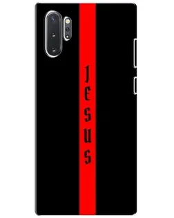 Чохол для Samsung Galaxy Note 10 Plus з картинкою «Червона лінія віри»