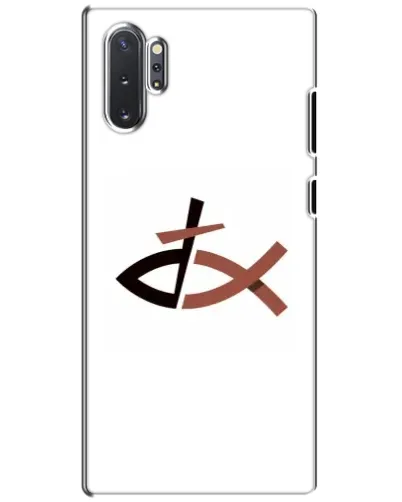 Чохол для Samsung Galaxy Note 10 Plus з картинкою «Риба та хрест» Чохол для Samsung Galaxy Note 10 Plus з картинкою «Риба та хрест»