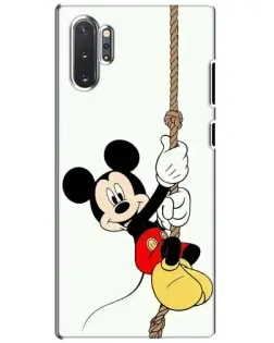 Чехол для Samsung Galaxy Note 10 Plus с картинкой «Mickey на канате»