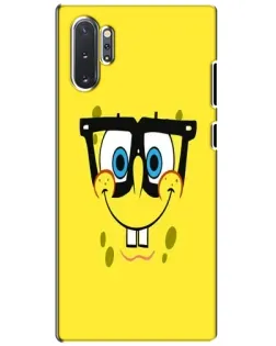 Чехол для Samsung Galaxy Note 10 Plus с картинкой «Минималистичный Спанч Боб» Чехол для Samsung Galaxy Note 10 Plus с картинкой «Минималистичный Спанч Боб»