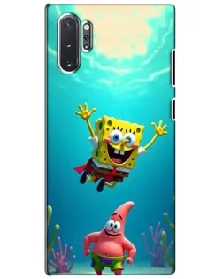 Чехол для Samsung Galaxy Note 10 Plus с картинкой «Спанч Боб под водой» Чехол для Samsung Galaxy Note 10 Plus с картинкой «Спанч Боб под водой»