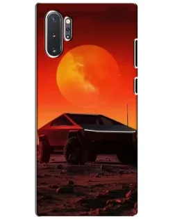 Чохол для Samsung Galaxy Note 10 Plus з картинкою «Cybertruck на Марсі»