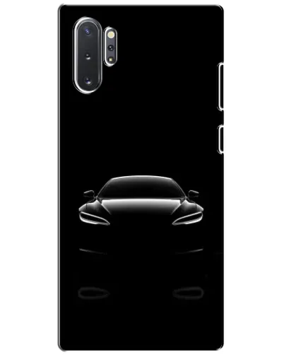 Чехол для Samsung Galaxy Note 10 Plus с картинкой «Силуэт Tesla Night» Чехол для Samsung Galaxy Note 10 Plus с картинкой «Силуэт Tesla Night»