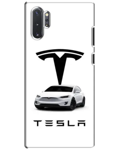 Чехол для Samsung Galaxy Note 10 Plus с картинкой «Tesla White Style» Чехол для Samsung Galaxy Note 10 Plus с картинкой «Tesla White Style»