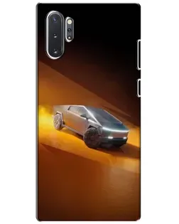 Чехол для Samsung Galaxy Note 10 Plus с картинкой «Cybertruck в пустыне» Чехол для Samsung Galaxy Note 10 Plus с картинкой «Cybertruck в пустыне»