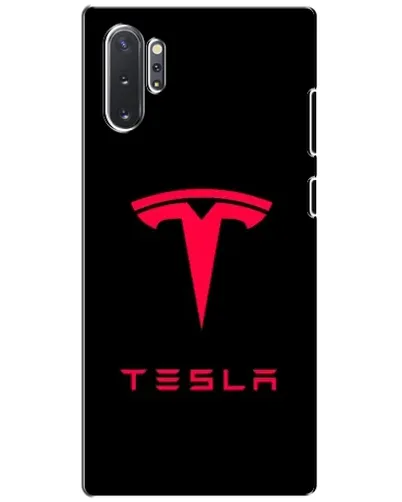 Чехол для Samsung Galaxy Note 10 Plus с картинкой «Tesla Red Logo» Чехол для Samsung Galaxy Note 10 Plus с картинкой «Tesla Red Logo»