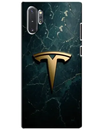Чехол для Samsung Galaxy Note 10 Plus с картинкой «Мраморная Tesla Gold» Чехол для Samsung Galaxy Note 10 Plus с картинкой «Мраморная Tesla Gold»