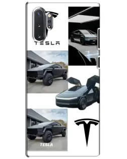Чехол для Samsung Galaxy Note 10 Plus с картинкой «Коллаж Cybertruck Tesla» Чехол для Samsung Galaxy Note 10 Plus с картинкой «Коллаж Cybertruck Tesla»