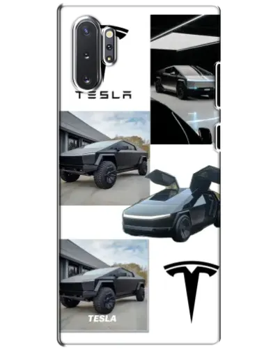 Чехол для Samsung Galaxy Note 10 Plus с картинкой «Коллаж Cybertruck Tesla» Чехол для Samsung Galaxy Note 10 Plus с картинкой «Коллаж Cybertruck Tesla»