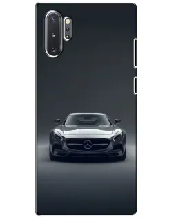 Чехол для Samsung Galaxy Note 10 Plus с картинкой «Mercedes на черном» Чехол для Samsung Galaxy Note 10 Plus с картинкой «Mercedes на черном»