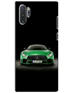 Чехол для Samsung Galaxy Note 10 Plus с картинкой «Mercedes — неоновый лого» Чехол для Samsung Galaxy Note 10 Plus с картинкой «Mercedes — неоновый лого»