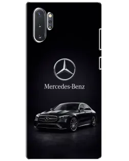 Чехол для Samsung Galaxy Note 10 Plus с картинкой «Mercedes — решетка радиатора» Чехол для Samsung Galaxy Note 10 Plus с картинкой «Mercedes — решетка радиатора»