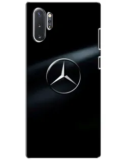 Чехол для Samsung Galaxy Note 10 Plus с картинкой «Mercedes на металле» Чехол для Samsung Galaxy Note 10 Plus с картинкой «Mercedes на металле»