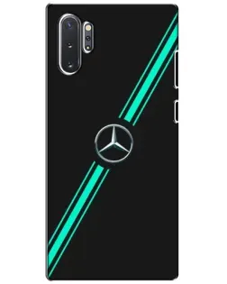 Чехол для Samsung Galaxy Note 10 Plus с картинкой «Спортивные линии Mercedes» Чехол для Samsung Galaxy Note 10 Plus с картинкой «Спортивные линии Mercedes»