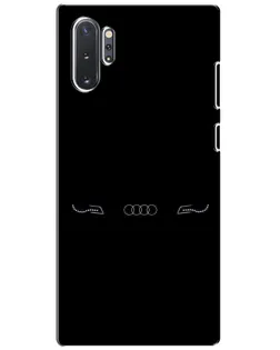 Чохол для Samsung Galaxy Note 10 Plus з картинкою «Audi — світловий підпис»