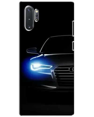 Чохол для Samsung Galaxy Note 10 Plus з картинкою «Неоновий погляд Audi»