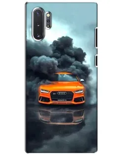 Чохол для Samsung Galaxy Note 10 Plus з картинкою «Audi у хмарах диму»