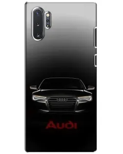 Чохол для Samsung Galaxy Note 10 Plus з картинкою «Audi — градієнтний контур»