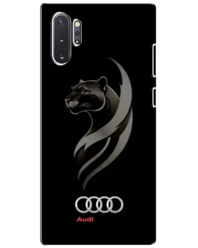 Чохол для Samsung Galaxy Note 10 Plus з картинкою «Графіка — пантера та Audi»