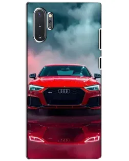 Чохол для Samsung Galaxy Note 10 Plus з картинкою «Audi RS — червоний стиль»