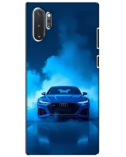 Чохол для Samsung Galaxy Note 10 Plus з картинкою «Audi — блакитна енергія»