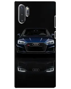 Чохол для Samsung Galaxy Note 10 Plus з картинкою «Audi — нічне відображення»