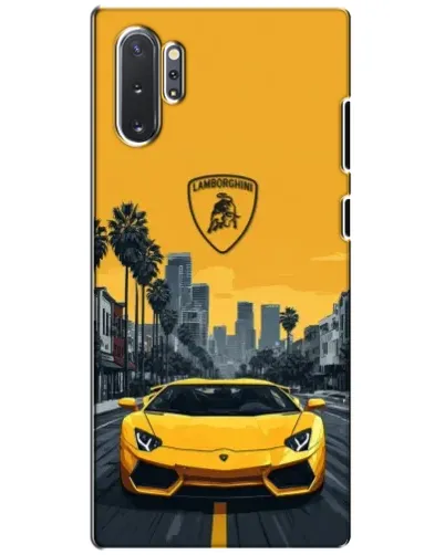 Чохол для Samsung Galaxy Note 10 Plus з картинкою «Жовтий Lamborghini місто» Чохол для Samsung Galaxy Note 10 Plus з картинкою «Жовтий Lamborghini місто»