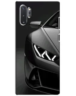 Чохол для Samsung Galaxy Note 10 Plus з картинкою «Lamborghini фари деталізація»