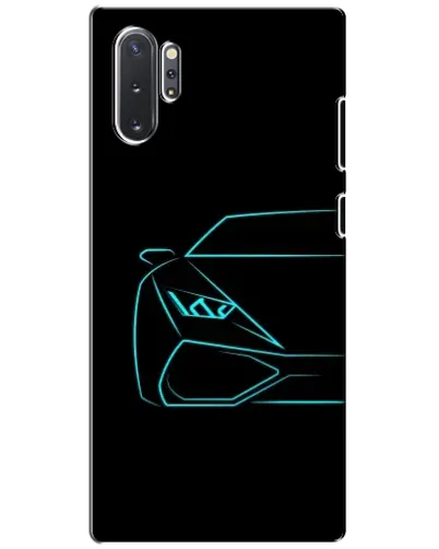 Чохол для Samsung Galaxy Note 10 Plus з картинкою «Блакитний силует Lamborghini» Чохол для Samsung Galaxy Note 10 Plus з картинкою «Блакитний силует Lamborghini»