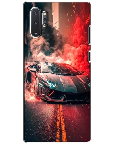 Чохол для Samsung Galaxy Note 10 Plus з картинкою «Lamborghini червоний дим» Чохол для Samsung Galaxy Note 10 Plus з картинкою «Lamborghini червоний дим»