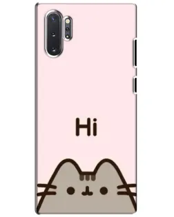 Чохол для Samsung Galaxy Note 10 Plus з картинкою «Пушин каже Hi»