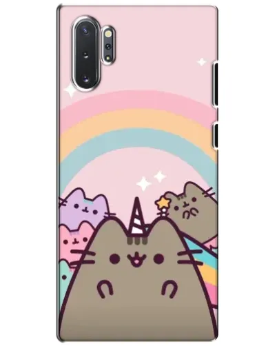 Чехол для Samsung Galaxy Note 10 Plus с картинкой «Единорог Pusheen»