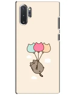 Чохол для Samsung Galaxy Note 10 Plus з картинкою «Пушин на кульках»