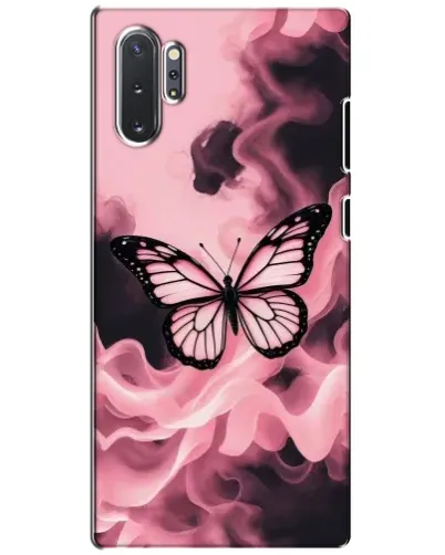 Чохол для Samsung Galaxy Note 10 Plus з картинкою «Метелик у диму»
