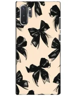 Чохол для Samsung Galaxy Note 10 Plus з картинкою «Патерн чорні банти» Чохол для Samsung Galaxy Note 10 Plus з картинкою «Патерн чорні банти»
