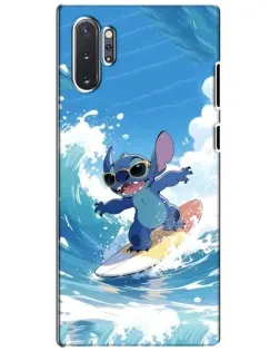 Чохол для Samsung Galaxy Note 10 Plus з картинкою «Стіч на хвилі» Чохол для Samsung Galaxy Note 10 Plus з картинкою «Стіч на хвилі»